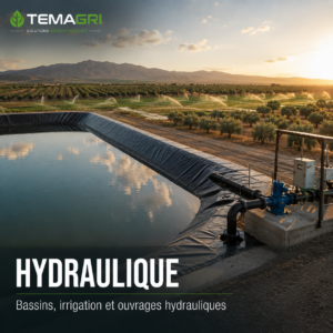 Application hydraulique geosynthetiques TEMAGRI