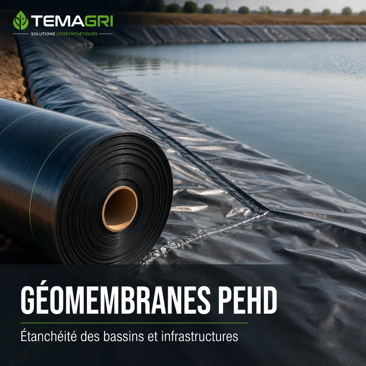 Produit Geomembrane PEHD TEMAGRI